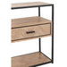 Bijzettafel Zwart Mdf 30x50 cm-Bijzettafels-J-Line