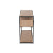 Bijzettafel Zwart Mdf 40x120 cm-Bijzettafels-J-Line