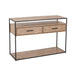 Bijzettafel Zwart Mdf 40x120 cm-Bijzettafels-J-Line