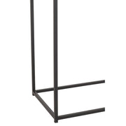 Bijzettafel Zwart Metaal 35x100 cm-Bijzettafels-J-Line