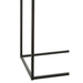 Bijzettafel Zwart Metaal Rechthoekig 35x110 cm-Bijzettafels-J-Line