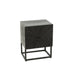 Bijzettafel Zwart Recycled hout 33 cm 33x43x56 cm-Opbergkasten-J-Line