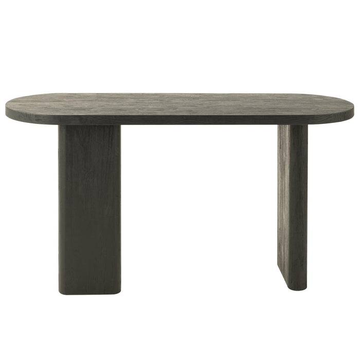 Bijzettafel Zwart Recycled hout 50x150 cm-Bijzettafels-J-Line