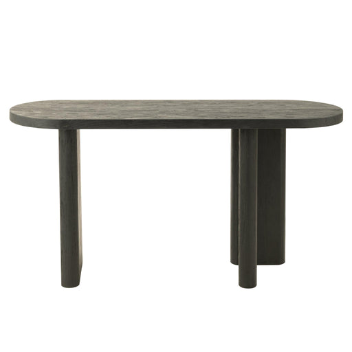 Bijzettafel Zwart Recycled hout 50x150 cm-Bijzettafels-J-Line