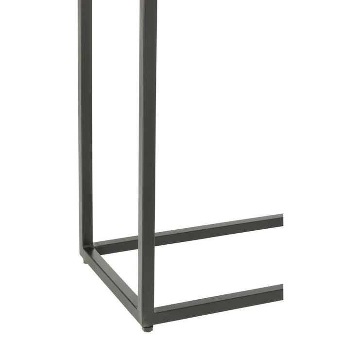 Bijzettafel Zwart ijzer 33x100 cm-Bijzettafels-J-Line
