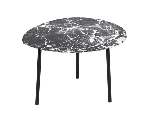 Bijzettafel ovaal marmerlook groot-Bijzettafels-Leitmotiv