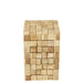 Bijzettafel/Krukje Stukken Teak Hout Naturel 30 cm 30x30x45 cm-Krukken-J-Line