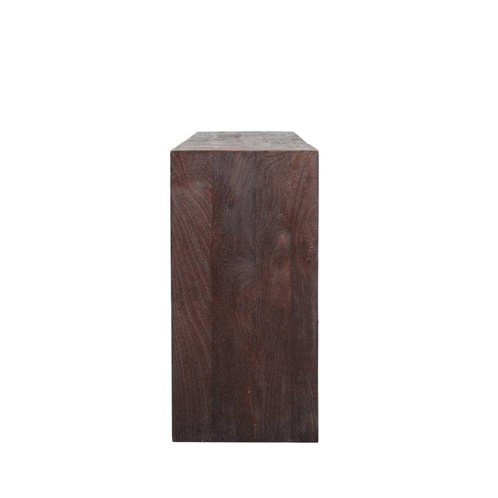 Bijzettafels Bijzettafel Kyro Bruin Mangohout Rechthoekig Sidetable-Bijzettafels-PTMD
