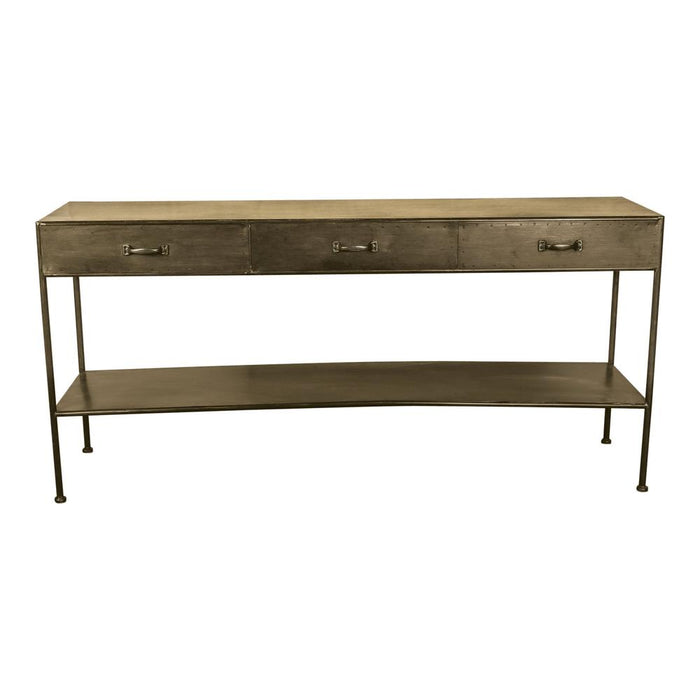 Bijzettafels Bijzettafel Simple Metaal Goud Sidetable 3 Drawers-Bijzettafels-PTMD