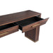 Bijzettafels Bijzettafel Tiess Bruin Houten Fineer Kast 2 Drawers-Bijzettafels-PTMD