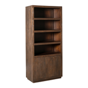 Boekenkast Brussel Bruin 90 cm 90x45x200 cm-Boekenkasten-Starfurn