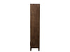 Boekenkast Cortez Mangohout Bruin 40x83x200 cm-Boekenkasten-Livingfurn