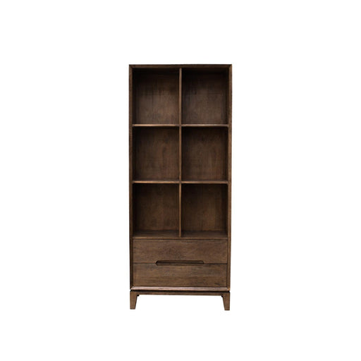 Boekenkast Cortez Mangohout Bruin 83x40 cm-Boekenkasten-Livingfurn