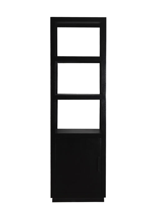 Boekenkast Jaxx Mangohout Zwart 60x45 cm-Boekenkasten-Livingfurn