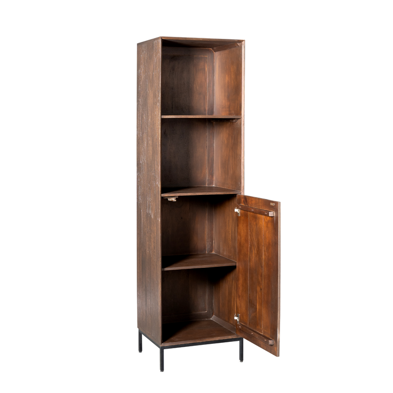 Boekenkast Madison Bruin 55 cm 55x45x200 cm-Boekenkasten-Starfurn