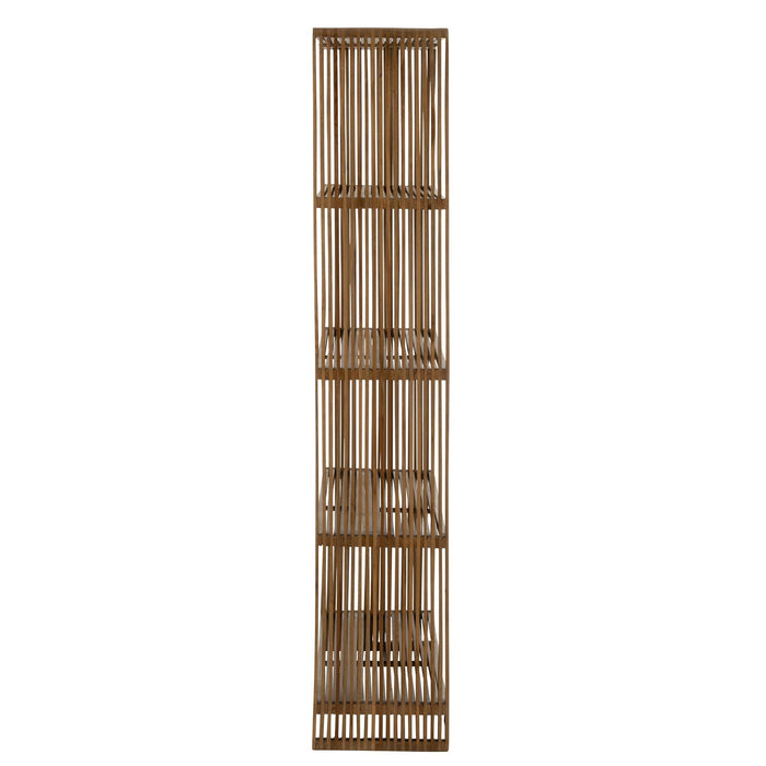 Boekenkast Naturel Recycled hout 35x88 cm-Boekenkasten-J-Line