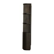 Boekenkast Novero Eikenhout fineer Bruin 145x40x220 cm-Boekenkasten-Livingfurn