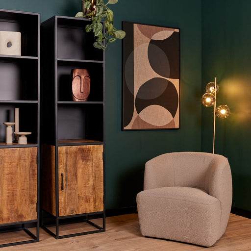 Boekenkast Oakland 50 cm 50x40x200 cm-Boekenkasten-Starfurn