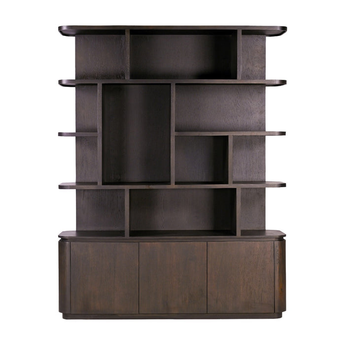 Boekenkast Rivano Eikenhout Fineer Bruin 170cm