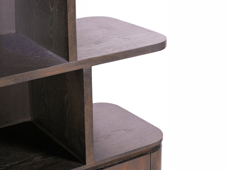 Boekenkast Rivano Eikenhout Fineer Bruin 170cm