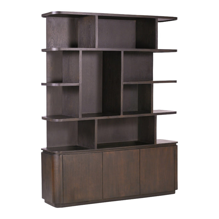 Boekenkast Rivano Eikenhout Fineer Bruin 170cm