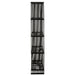 Boekenkast Zwart Recycled hout 35x88 cm-Boekenkasten-J-Line