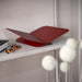 Boekenstandaard ATALANTA Staal Burgundy 36.6x24x10.5cm-Wandplanken-Spinder