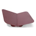 Boekenstandaard ATALANTA Staal Burgundy 36.6x24x10.5cm-Wandplanken-Spinder