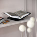 Boekenstandaard ATALANTA Staal Zwart 36.6x24x10.5cm-Wandplanken-Spinder