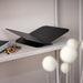 Boekenstandaard ATALANTA Staal Zwart 36.6x24x10.5cm-Wandplanken-Spinder