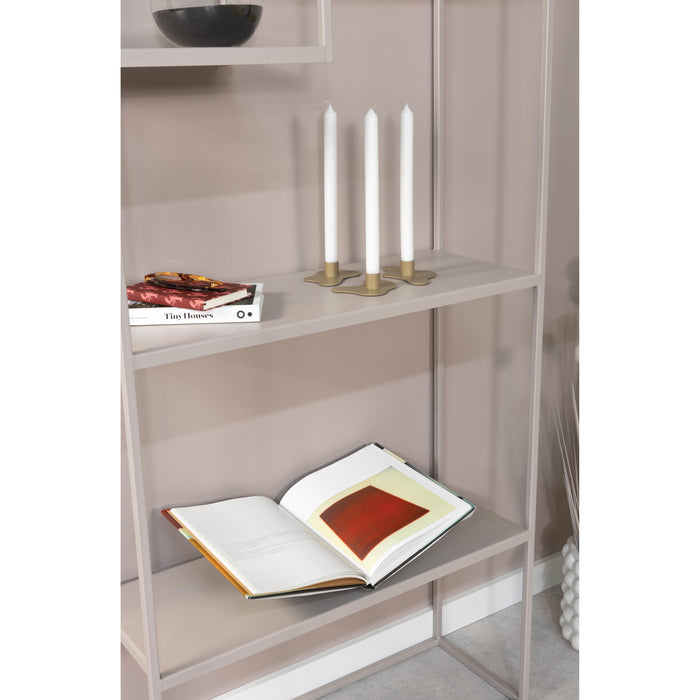 Boekenstandaard ATALANTA Staal Zwart 36.6x24x10.5cm-Wandplanken-Spinder