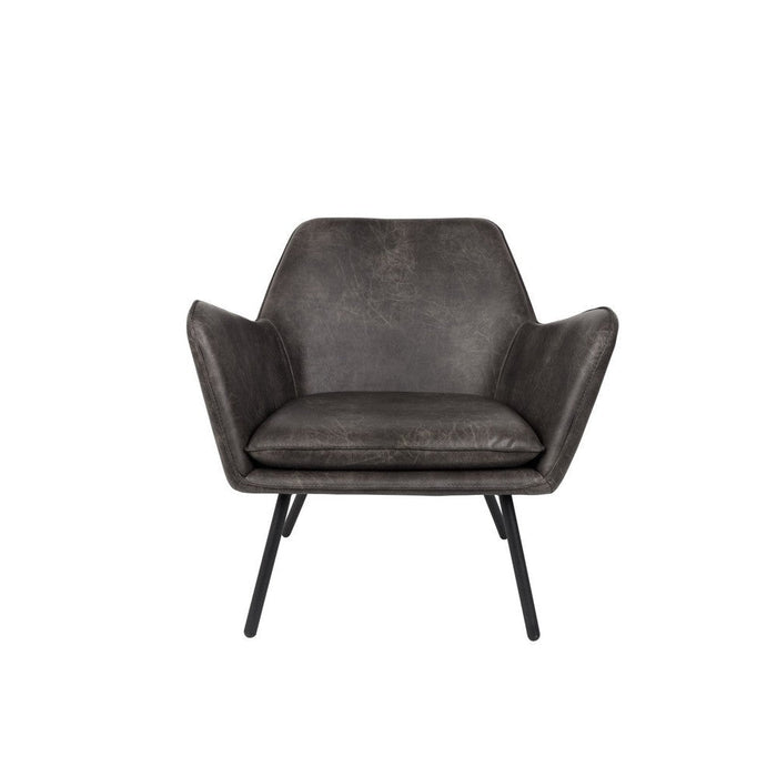 Bon Fauteuil Donkergrijs-Fauteuils-Creating Home