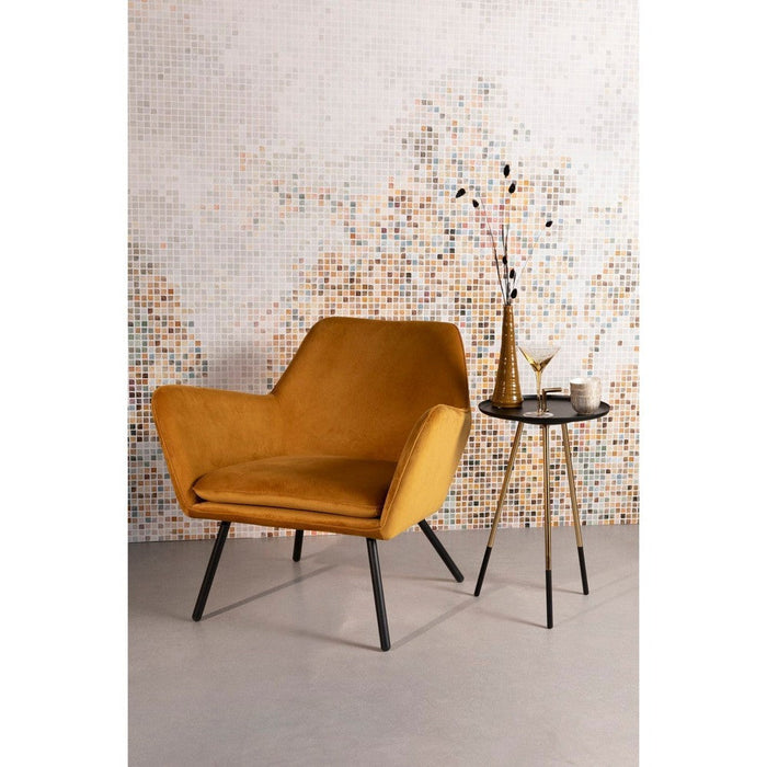 Bon Fauteuil Velvet Goud-Fauteuils-Creating Home