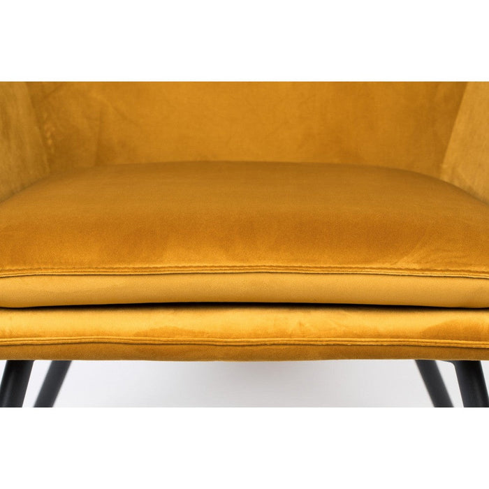 Bon Fauteuil Velvet Goud-Fauteuils-Creating Home