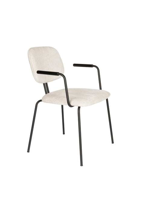 Bouton Stoel Off White-Creating Home