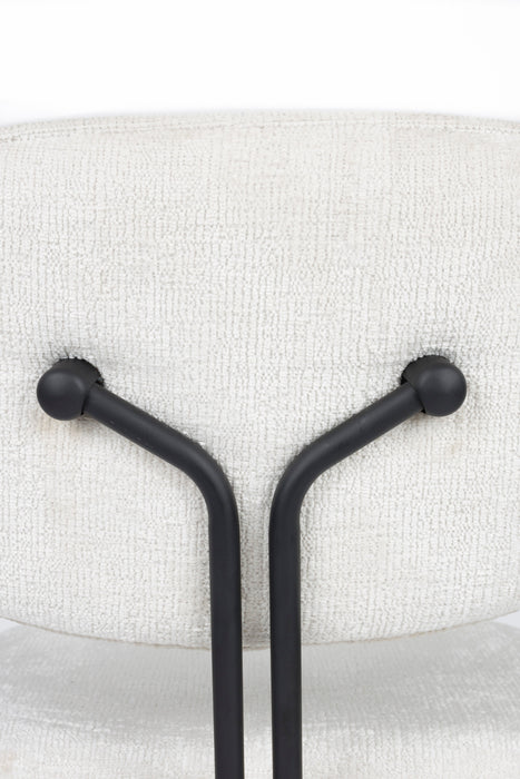 Bouton Stoel Off White-Creating Home