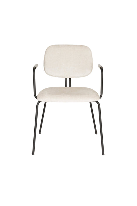 Bouton Stoel Off White-Creating Home