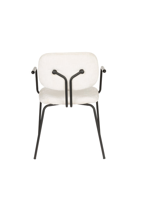 Bouton Stoel Off White-Creating Home