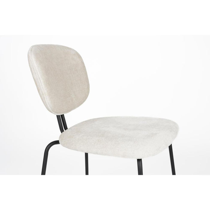 Bouton Stoel Off White-Eetkamerstoelen-Creating Home