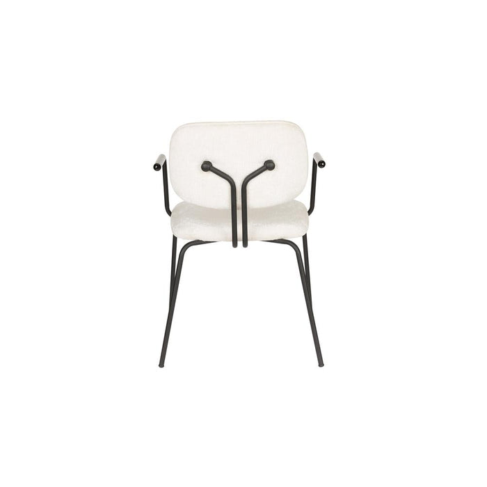 Bouton Stoel Off White-Eetkamerstoelen-Creating Home