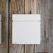 Brievenbus INBOX Staal Wit 39x11x40cm Spinder Design-Opbergdozen en manden-Spinder