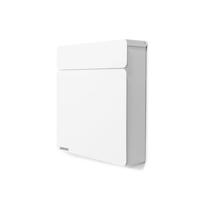 Brievenbus INBOX Staal Wit 39x11x40cm Spinder Design-Wanddecoratie-Spinder
