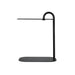 Brix 3-zitsbank Glas Zwart 30x48 cm-Bijzettafels-Livingfurn