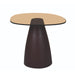 Brix Bijzettafel Glas Bruin 43 cm-Livingfurn