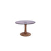 Brix Bijzettafel Glas Bruin 60 cm-Bijzettafels-Livingfurn