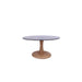 Brix Bijzettafel Glas Bruin 75 cm-Bijzettafels-Livingfurn