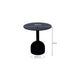 Brix Bijzettafel Glas Zwart 55 cm 55x55x55 cm-Bijzettafels-Livingfurn