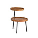 Brix Bijzettafel Mangohout Naturel hout 45 cm-Bijzettafels-Livingfurn