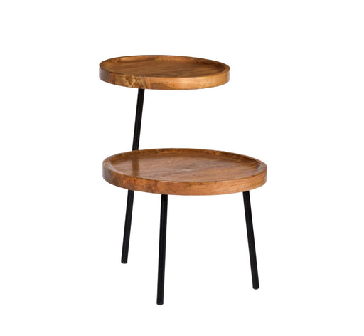 Brix Bijzettafel Mangohout Naturel hout 45 cm-Livingfurn
