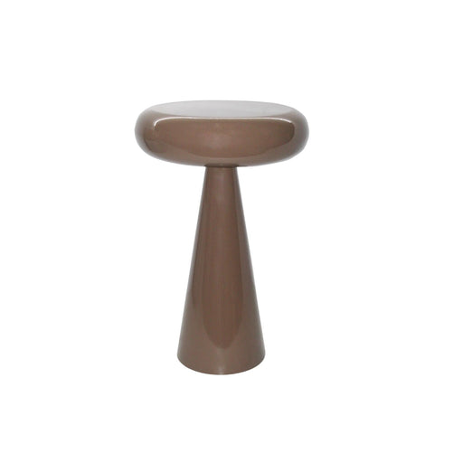 Brix Bijzettafel Metaal Bruin 36 cm 36x36x57 cm-Bijzettafels-Livingfurn